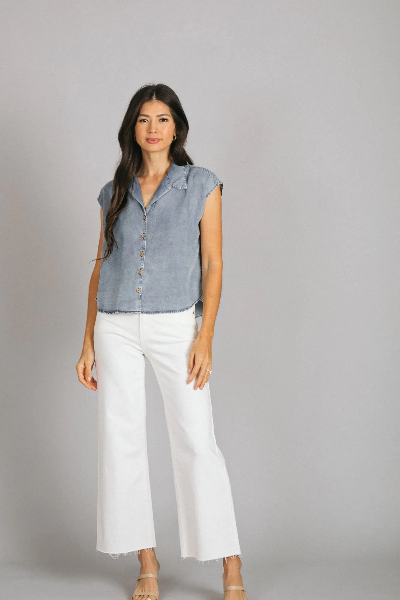Wren Collared Button Down Top sold by Morning Lavender product image thumbnail 3
