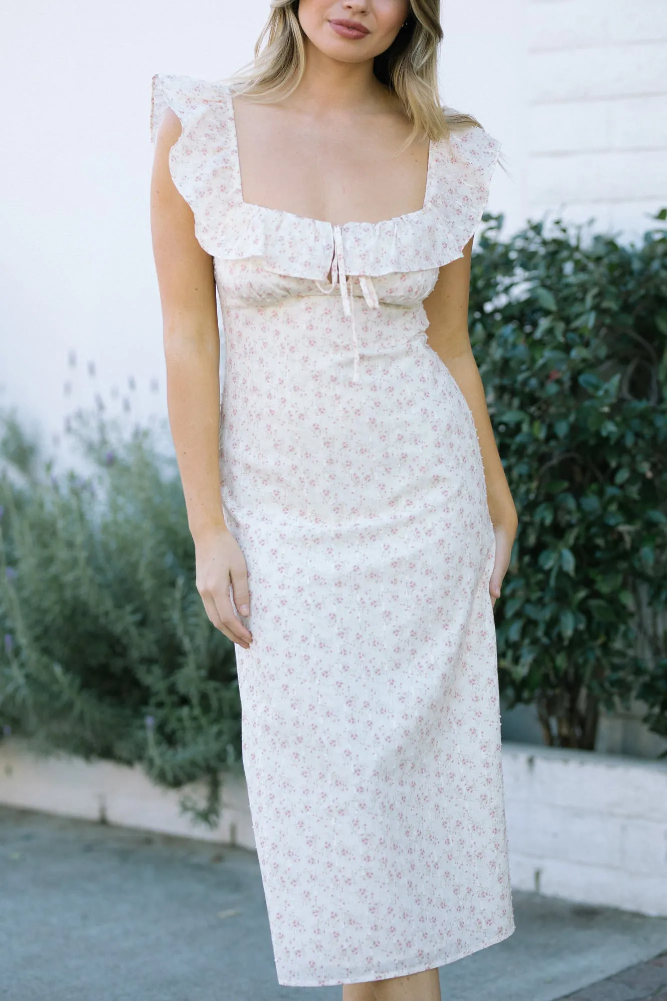 Amelie Ruffled Midi Dress sold by Morning Lavender product image thumbnail 3