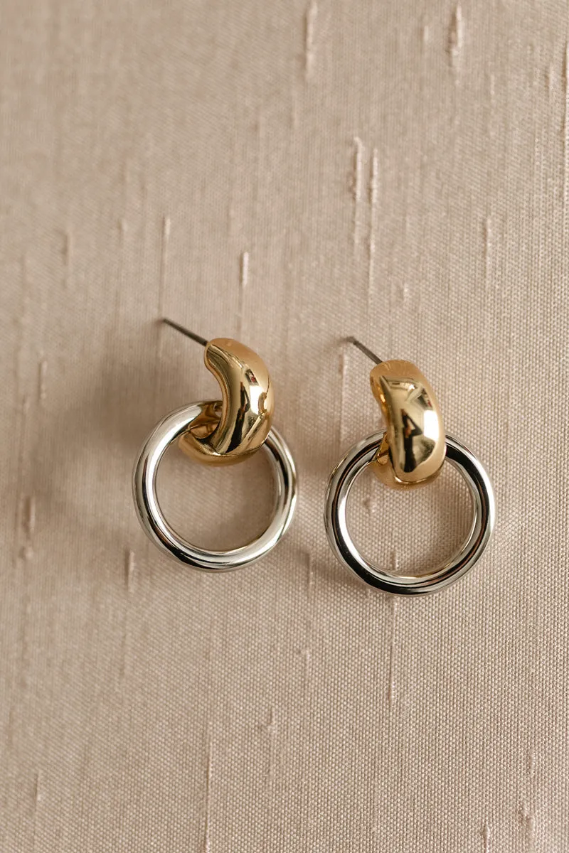 Kori Two Toned Earrings sold by Morning Lavender product image thumbnail 3