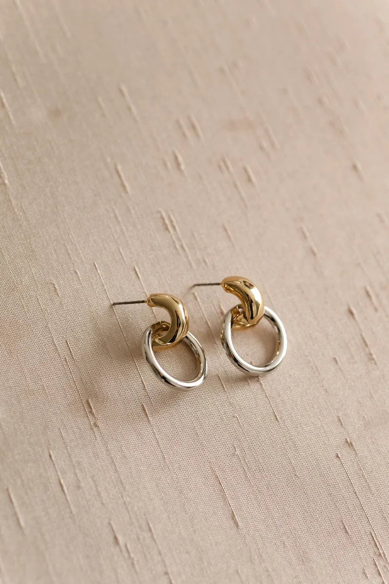 Kori Two Toned Earrings sold by Morning Lavender product image thumbnail 2