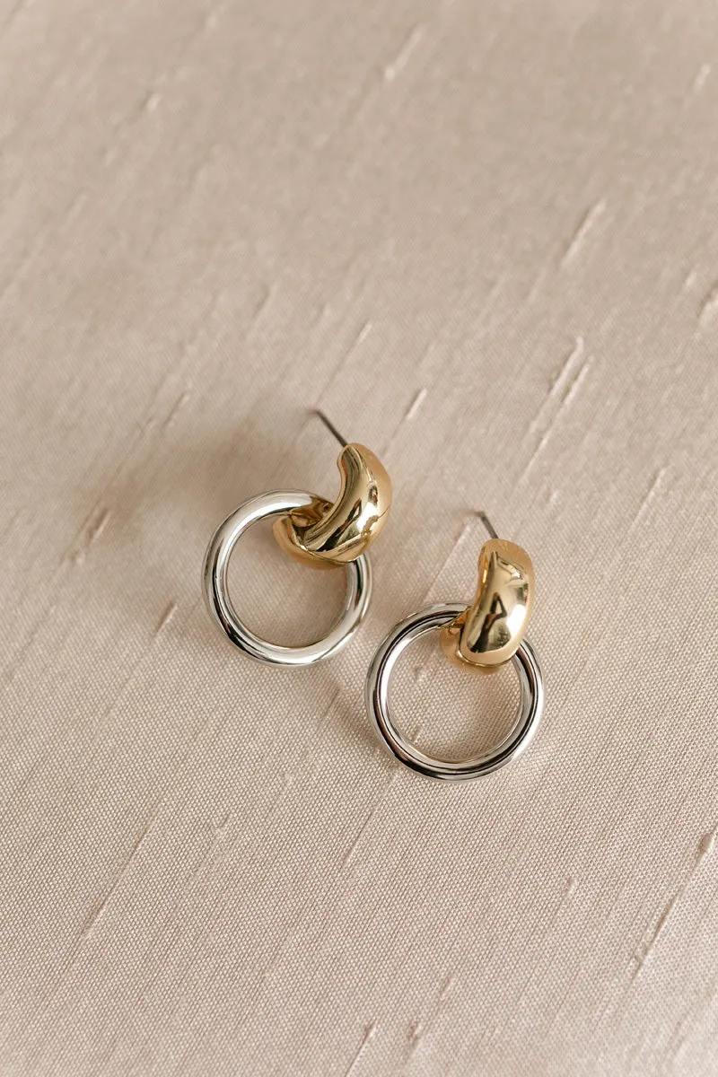 Kori Two Toned Earrings sold by Morning Lavender