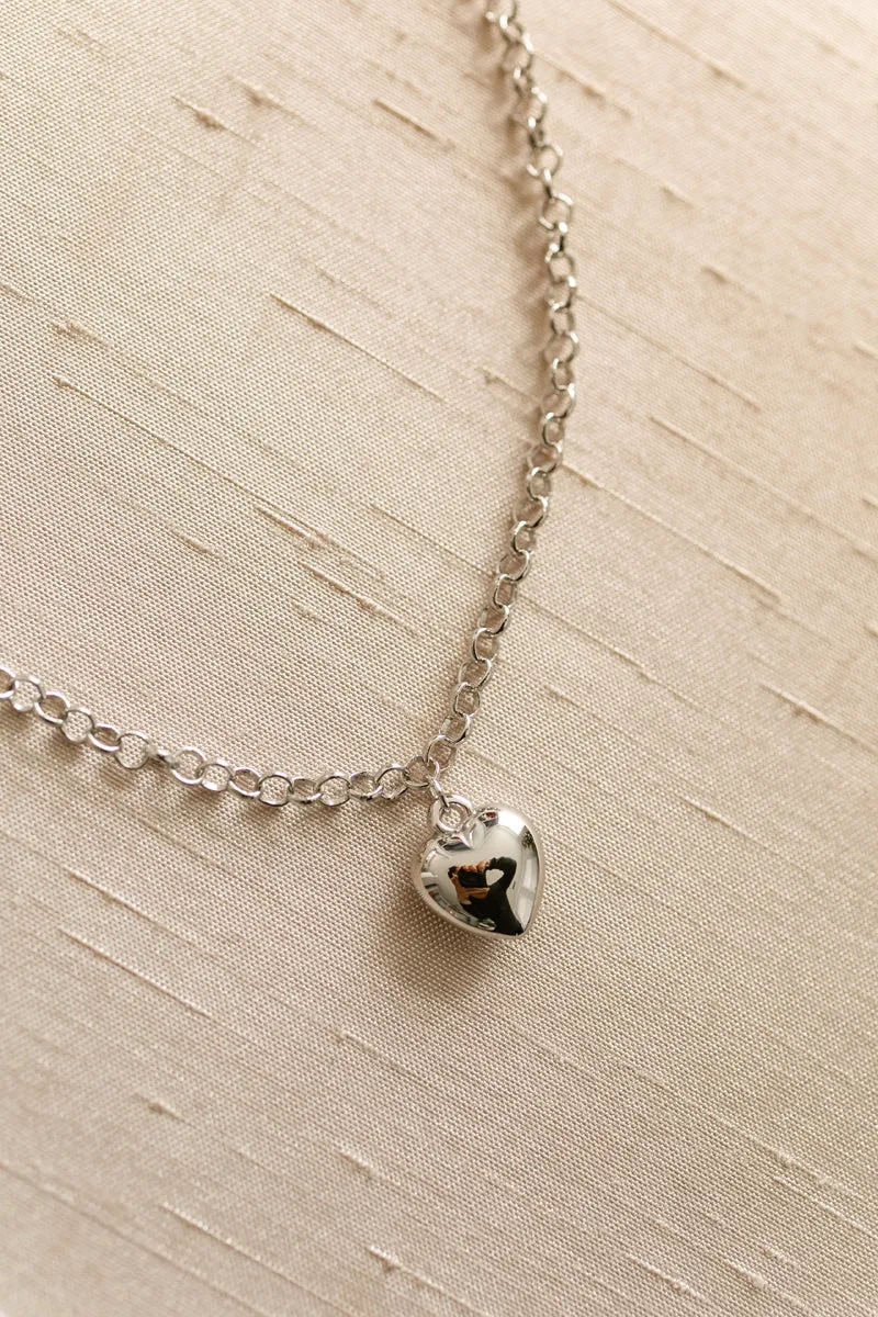 Nancy Heart Pendant Necklace (Tarnish Resistant) sold by Morning Lavender product image thumbnail 5