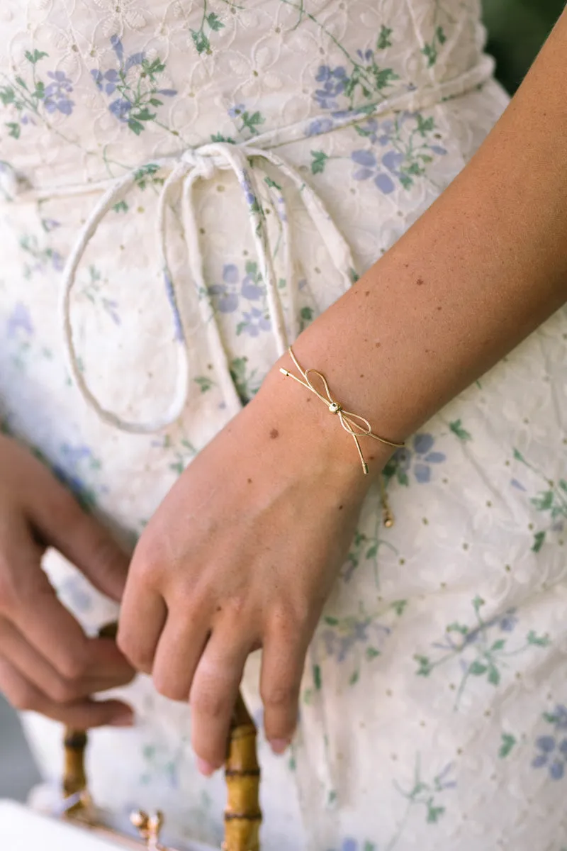 Claire Adjustable Bow Bracelet sold by Morning Lavender product image thumbnail 2