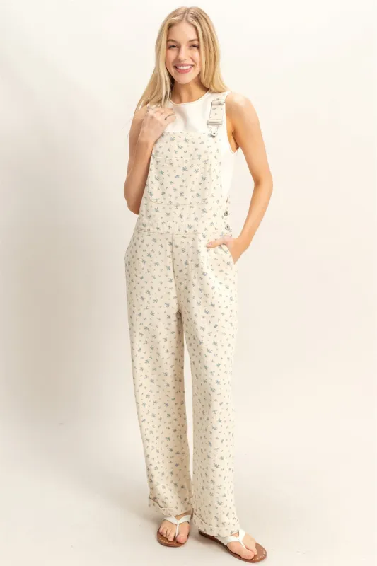 Tammy Floral Overalls sold by Morning Lavender