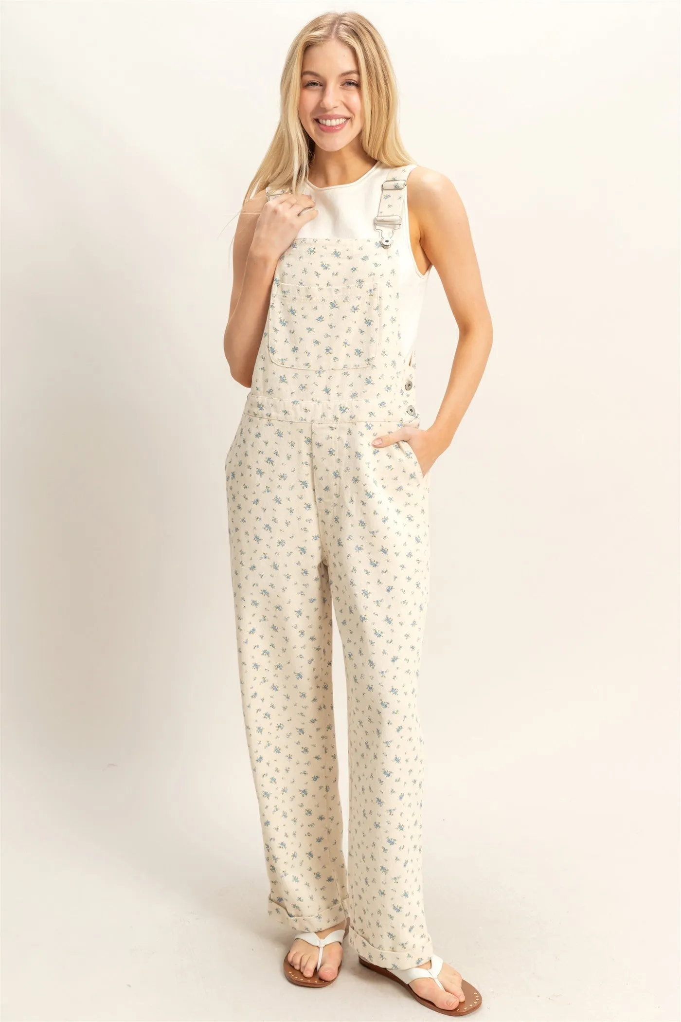Tammy Floral Overalls sold by Morning Lavender
