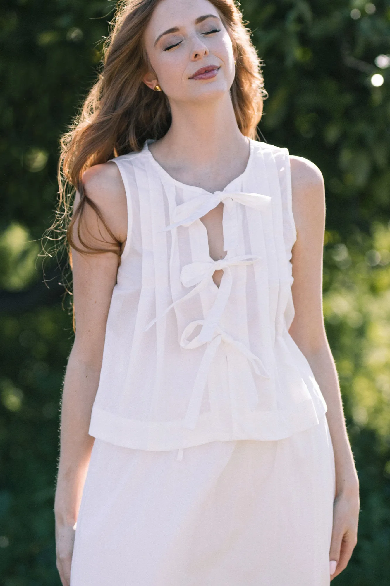 Daisy Front Tie Top sold by Morning Lavender product image thumbnail 5