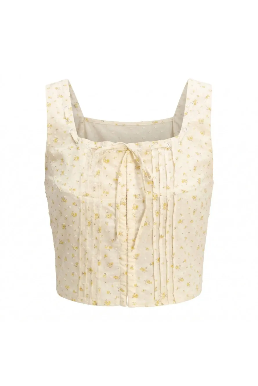 Mallory Floral Crop Top sold by Morning Lavender