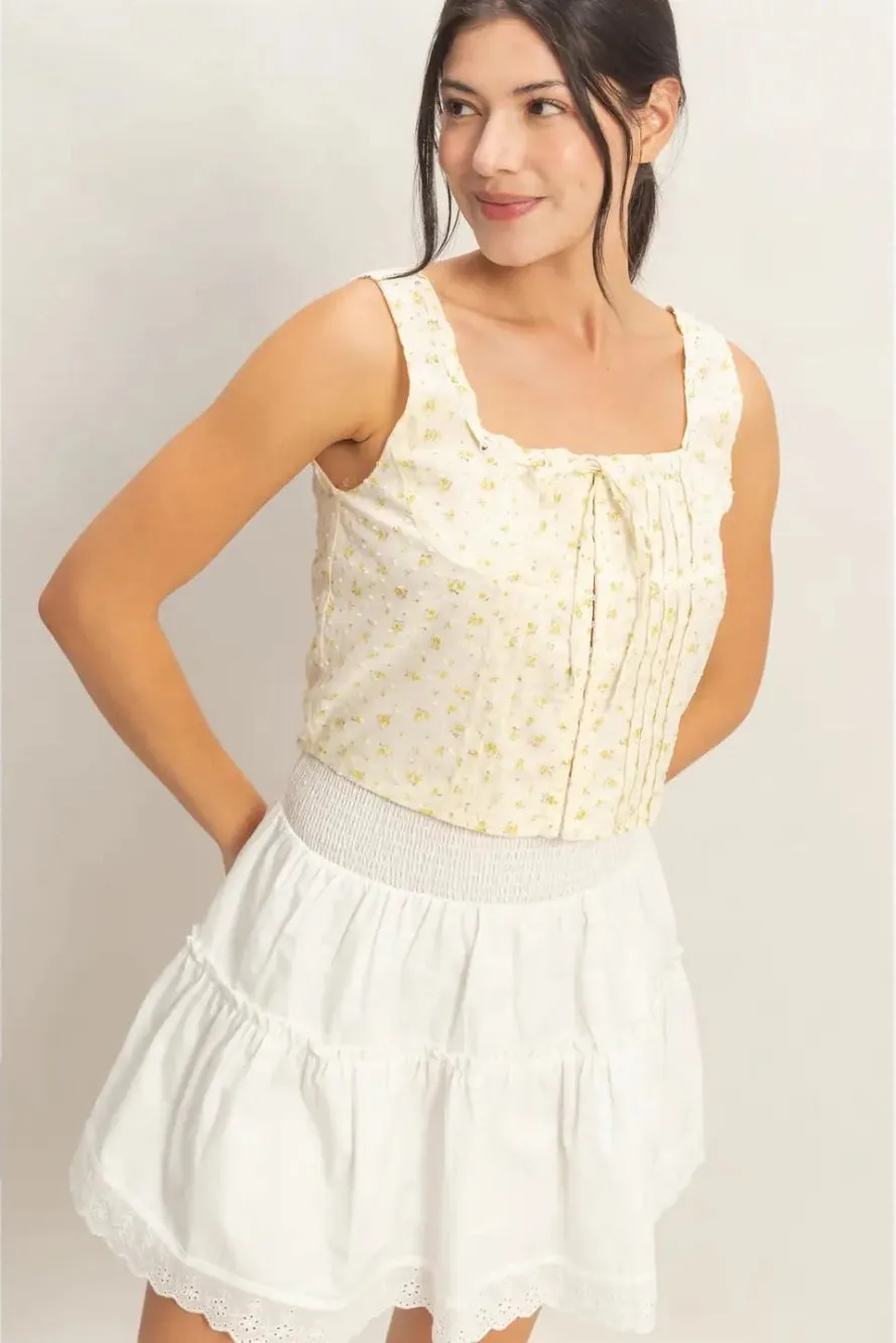 Mallory Floral Crop Top sold by Morning Lavender product image thumbnail 2