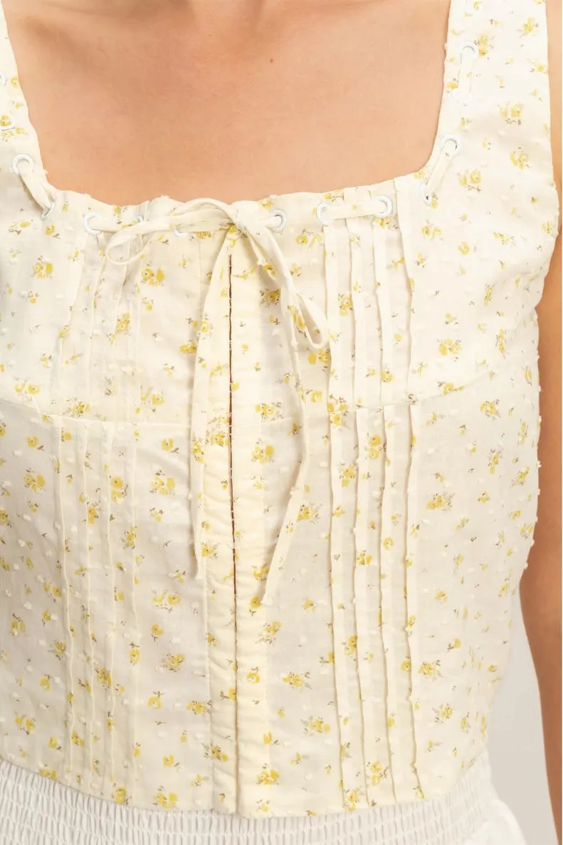 Mallory Floral Crop Top sold by Morning Lavender product image thumbnail 3