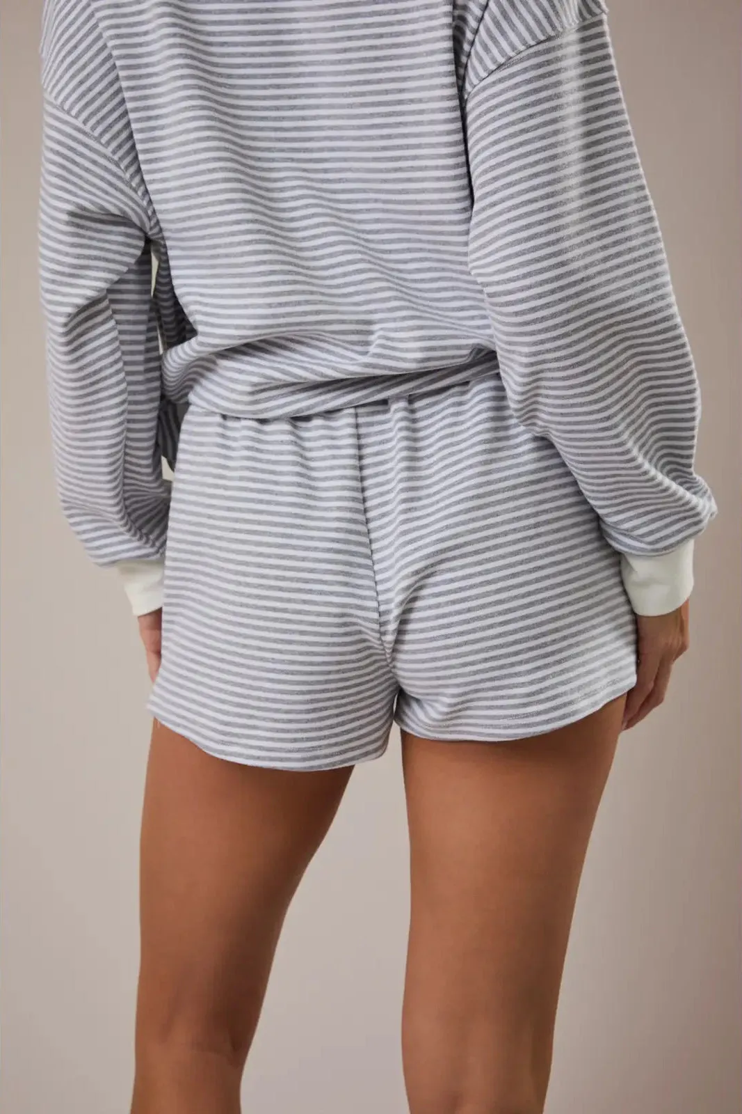 Danica Mid Rise Stripe Shorts sold by Morning Lavender product image thumbnail 3