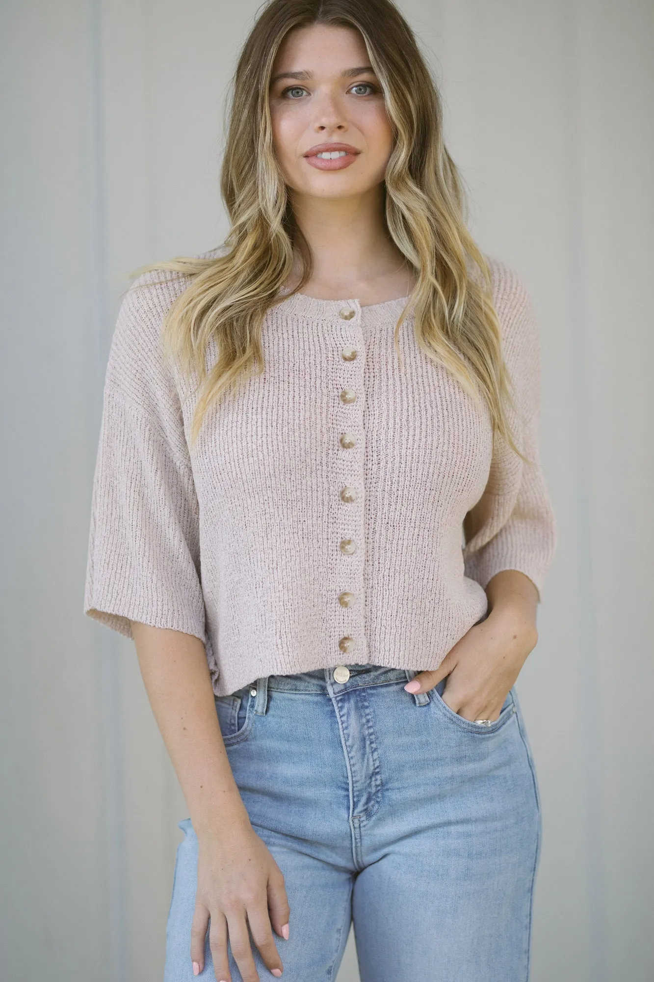 Bree Short Sleeve Cardigan sold by Morning Lavender product image thumbnail 3