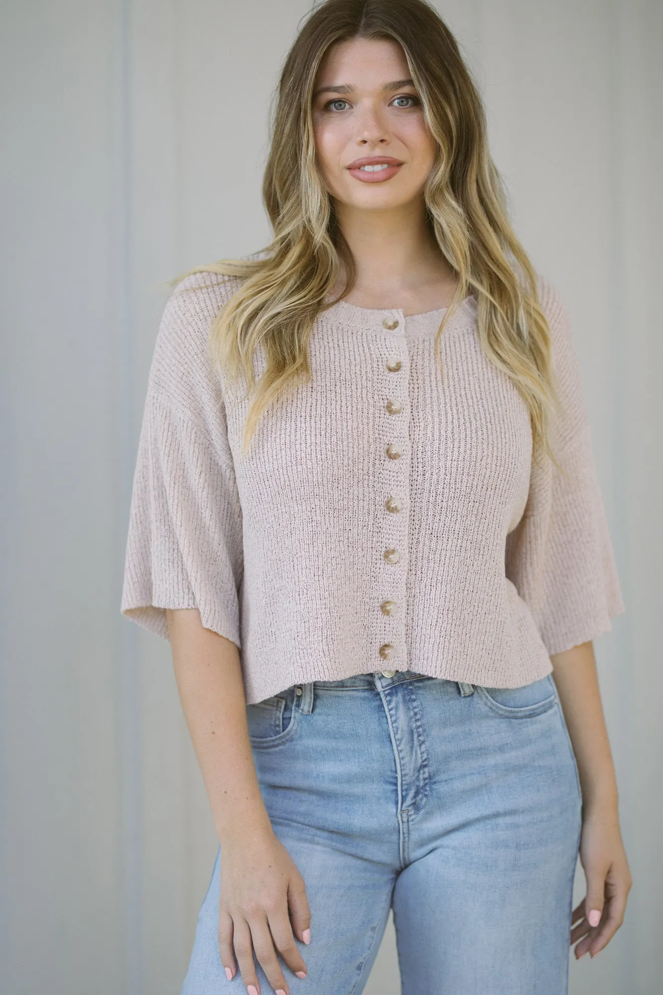 Bree Short Sleeve Cardigan sold by Morning Lavender
