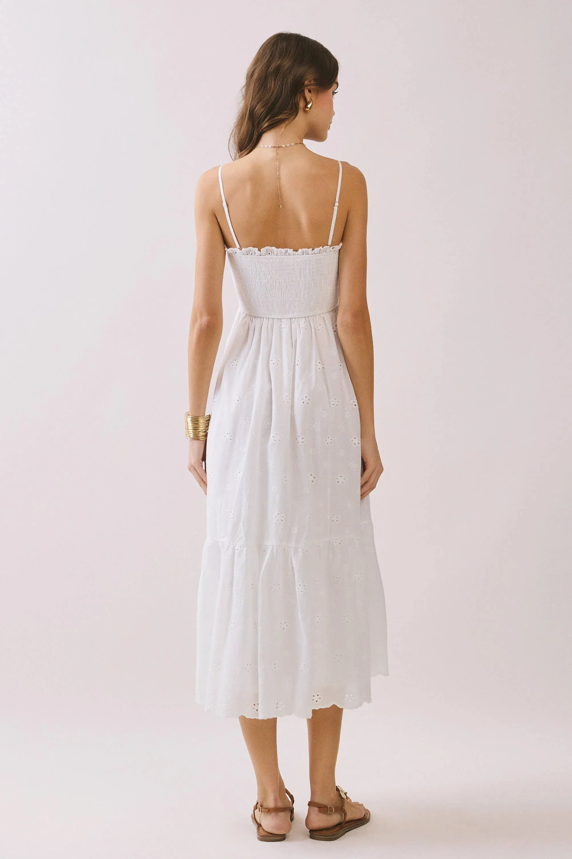 Stephanie Ruffled Midi Dress sold by Morning Lavender product image thumbnail 5