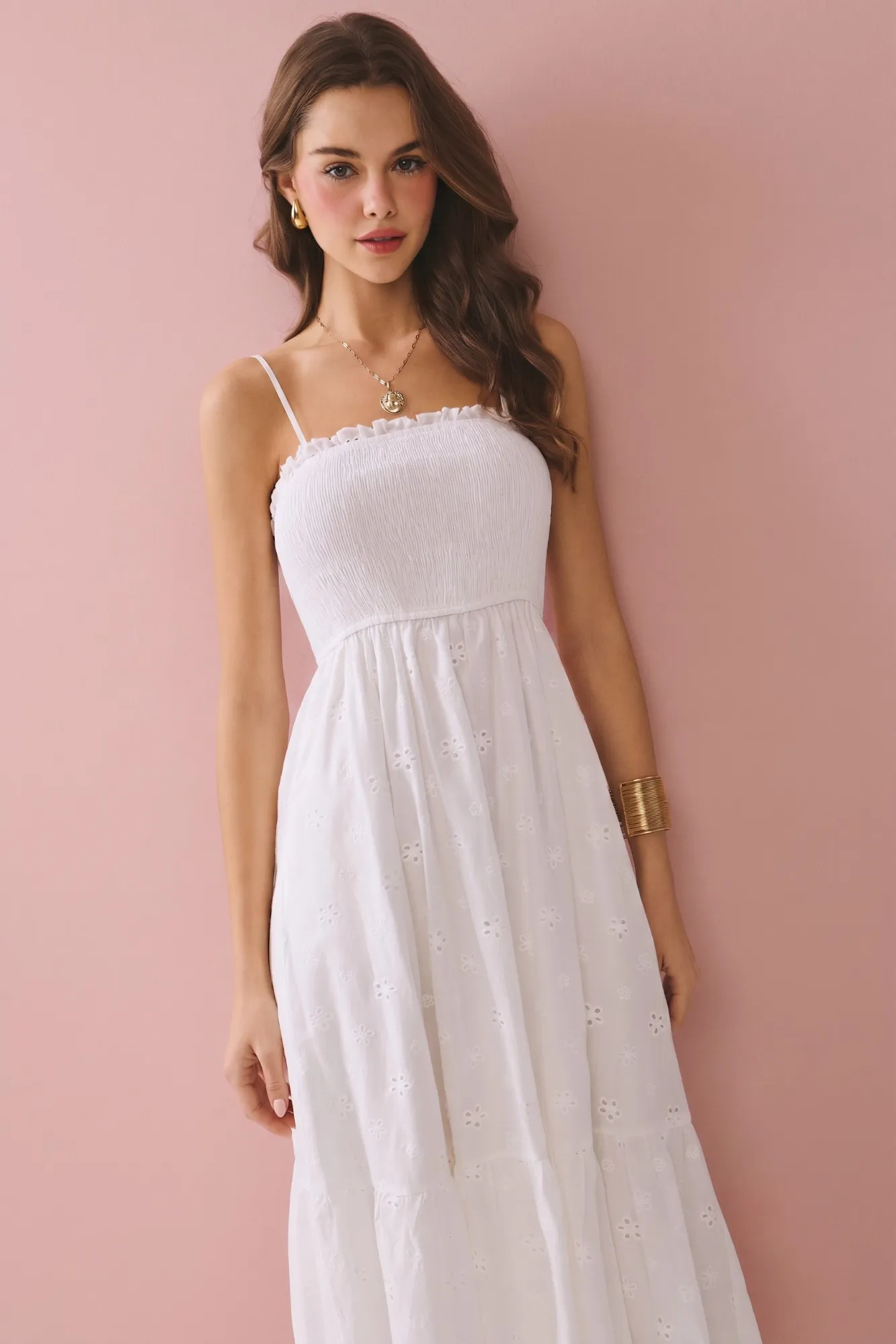 Stephanie Ruffled Midi Dress sold by Morning Lavender product image thumbnail 2