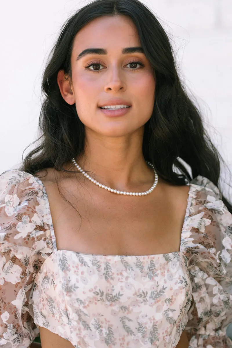 Quinn Pearl Necklace sold by Morning Lavender