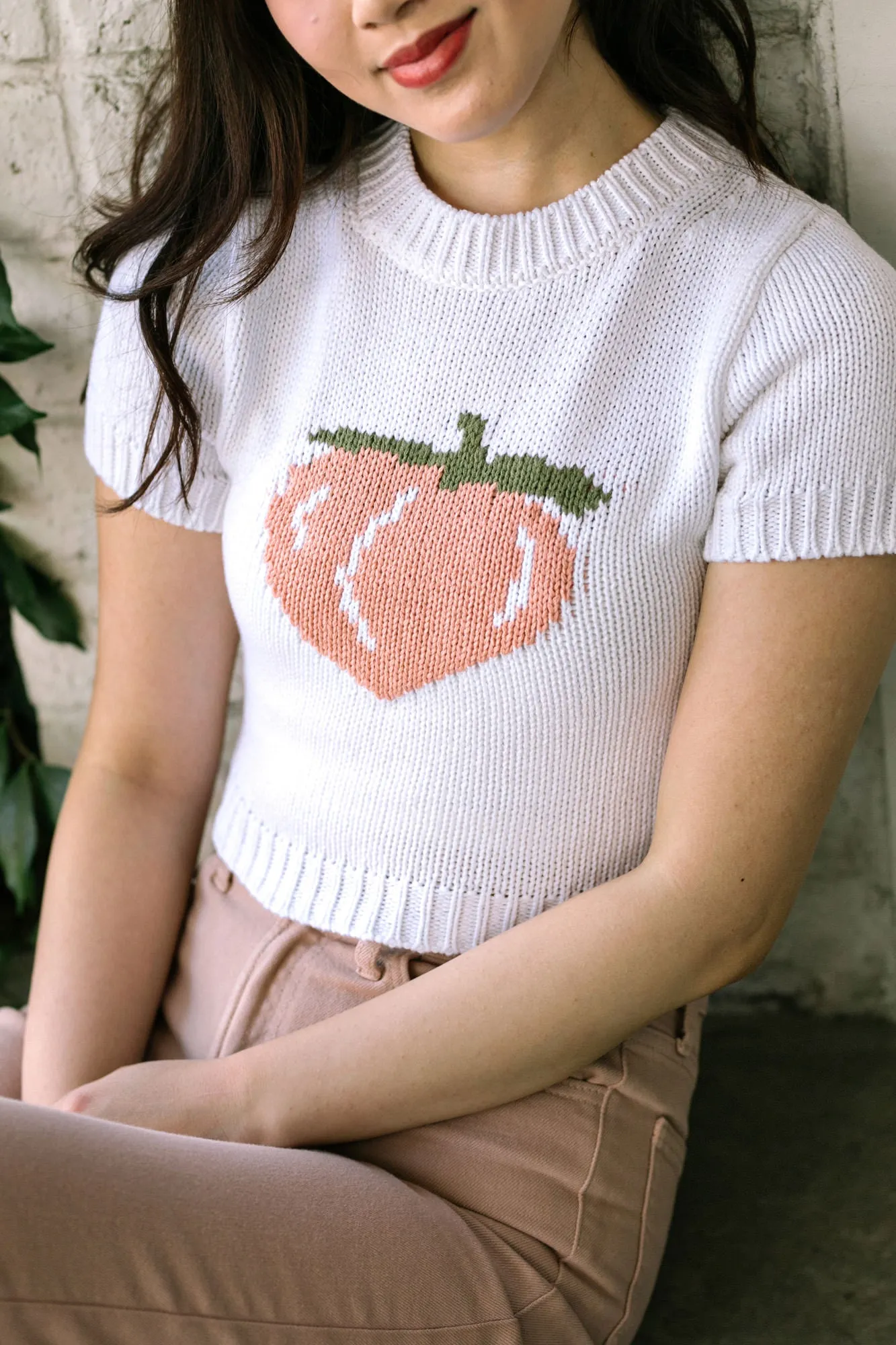 Ellen Peach Knit Top sold by Morning Lavender product image thumbnail 5