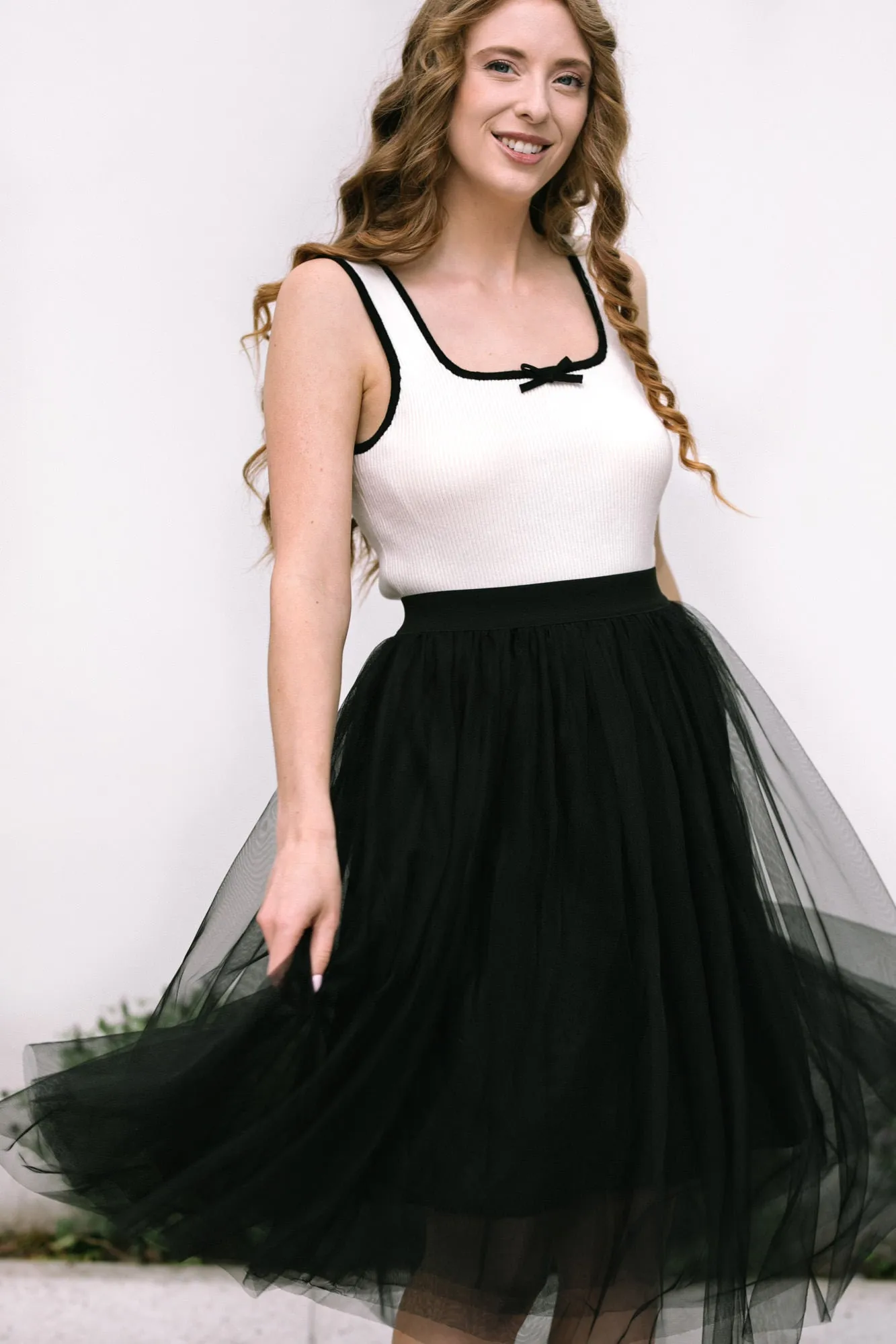 Carly Contrast Knit Tank sold by Morning Lavender product image thumbnail 4