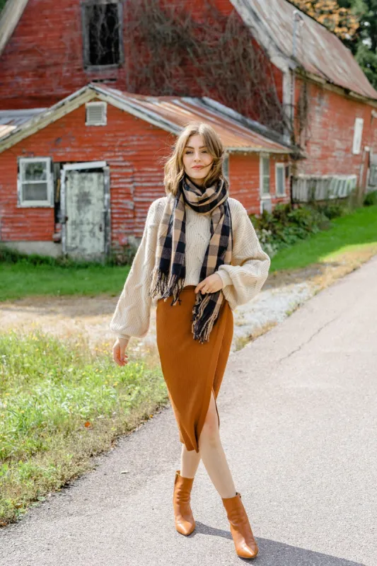 Kathy Knit Midi Skirt sold by Morning Lavender