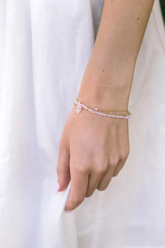Hazel Beaded Layered Bracelet sold by Morning Lavender