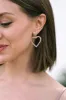 Melody Crystal Heart Earrings sold by Morning Lavender