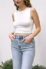 Juno Sleeveless Cropped Tank sold by Morning Lavender