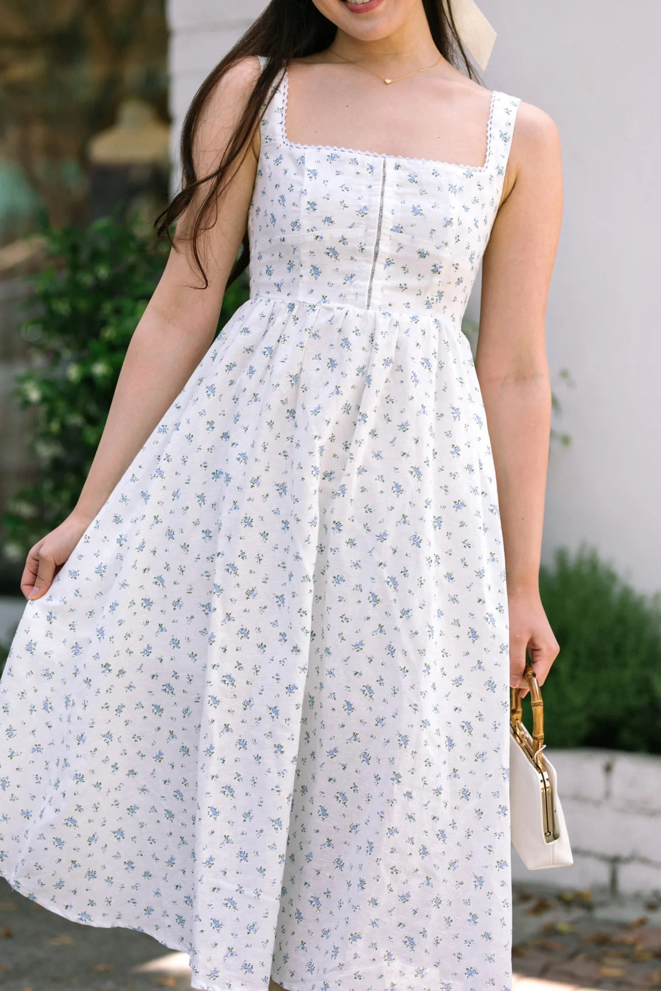 Emma Floral Midi Dress sold by Morning Lavender product image thumbnail 3