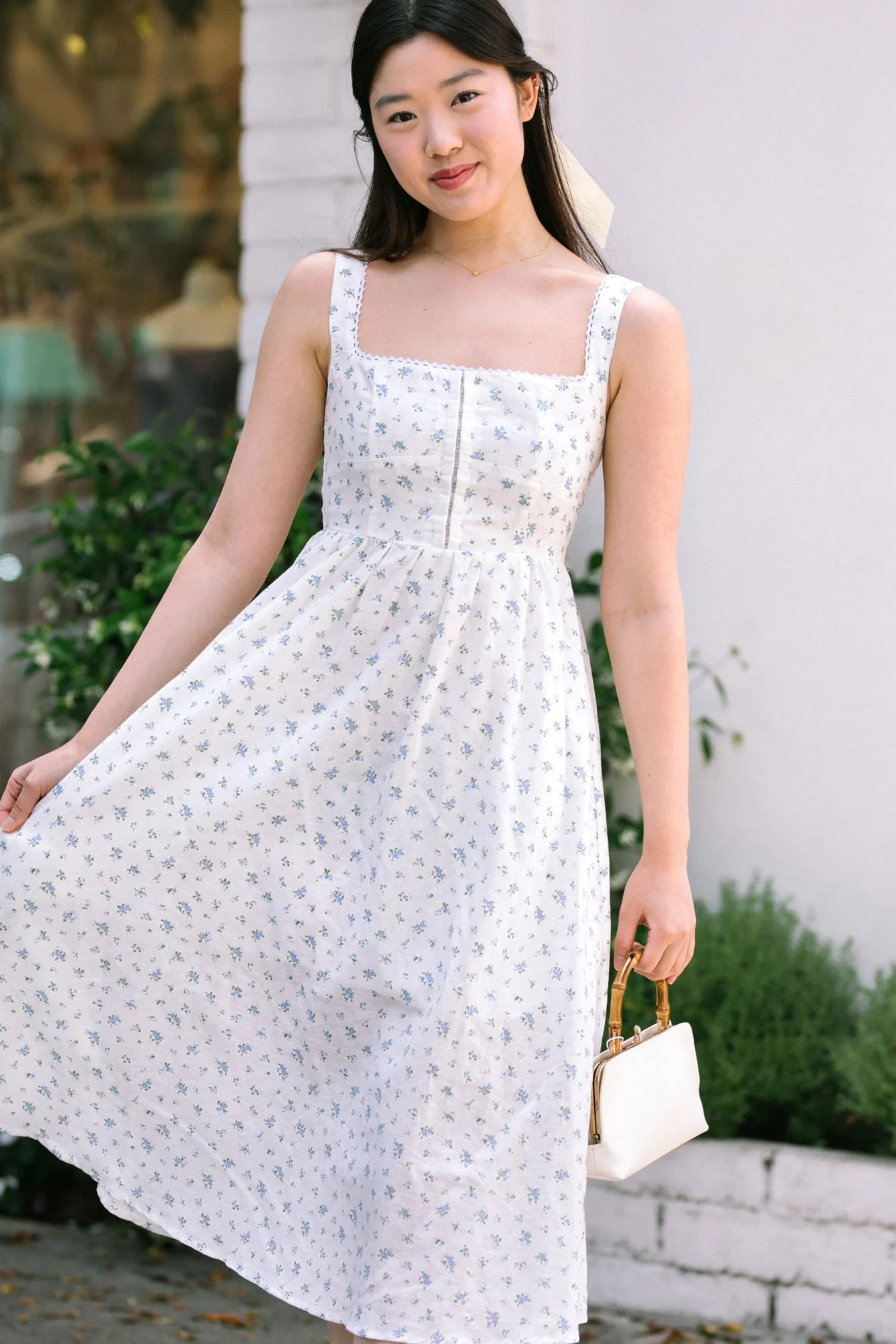 Emma Floral Midi Dress sold by Morning Lavender product image thumbnail 2
