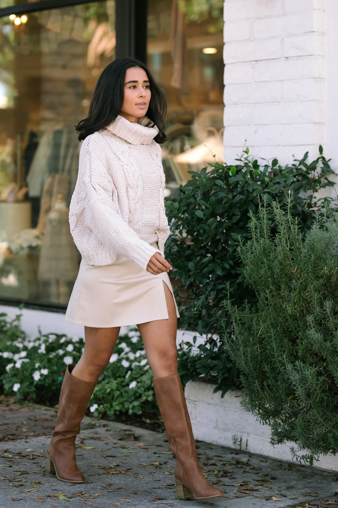 Zhina Slit Mini Skirt sold by Morning Lavender product image thumbnail 4