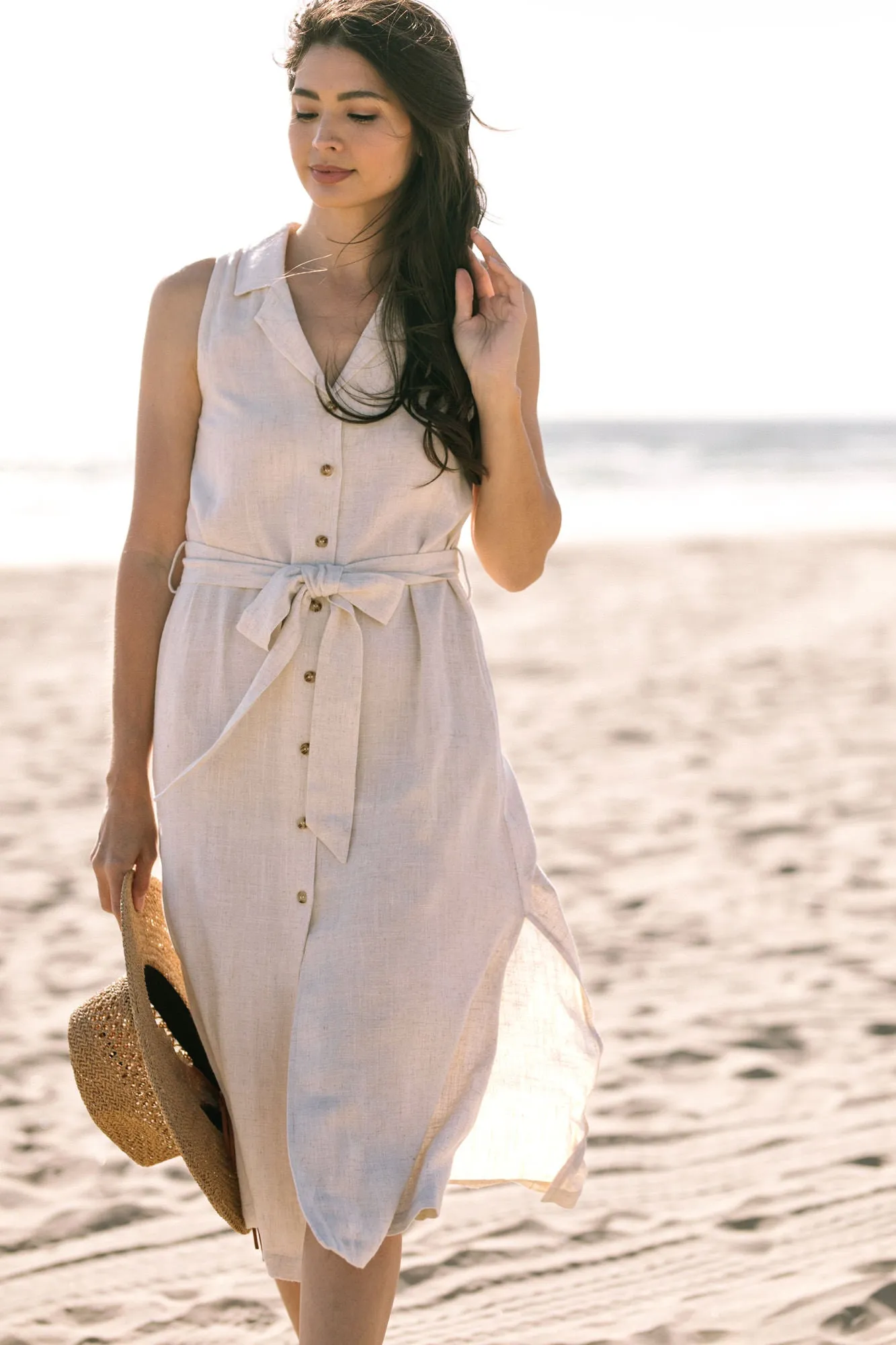 Greta Collared Midi Dress sold by Morning Lavender