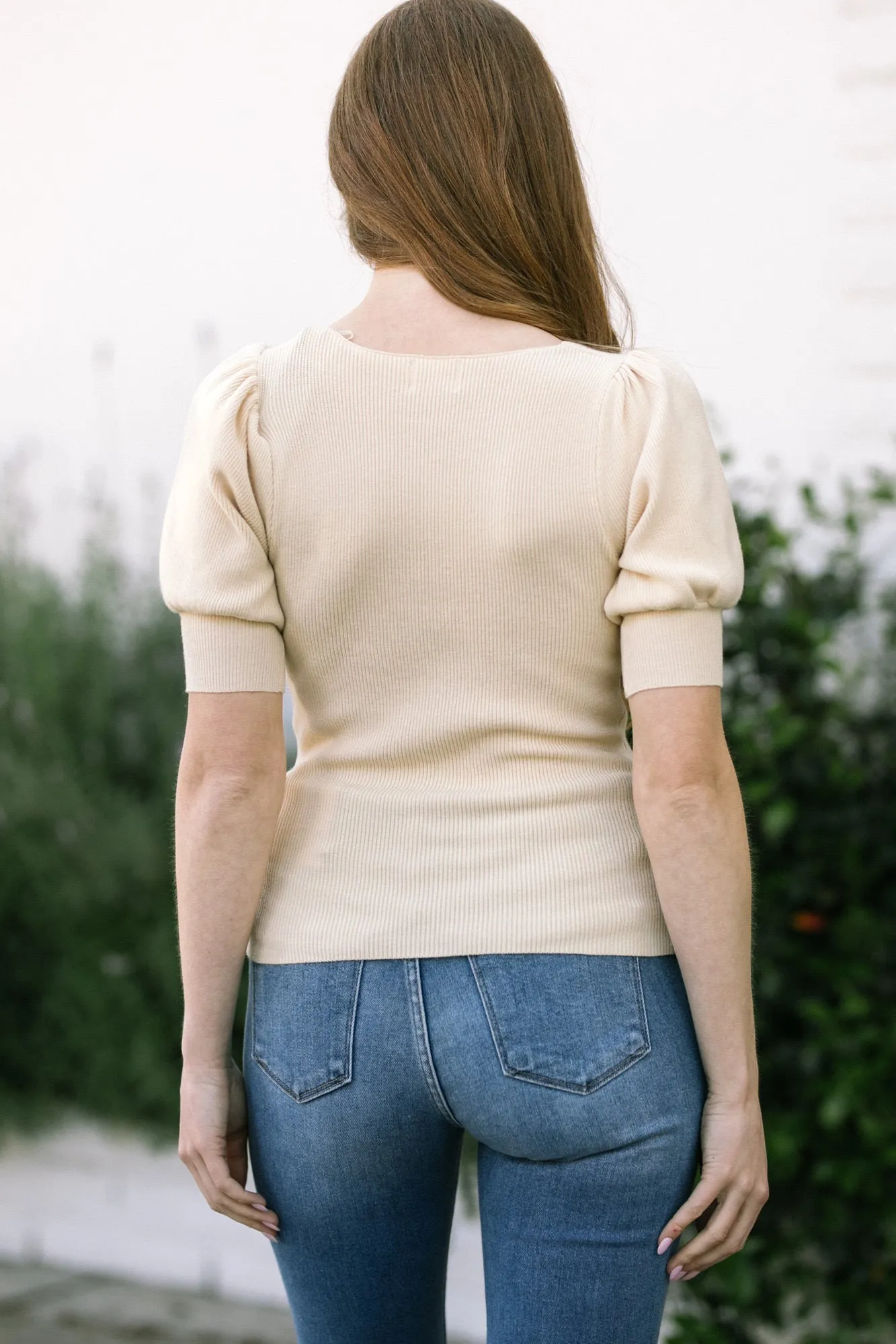 Becky Puff Sleeve Knit Top sold by Morning Lavender product image thumbnail 4