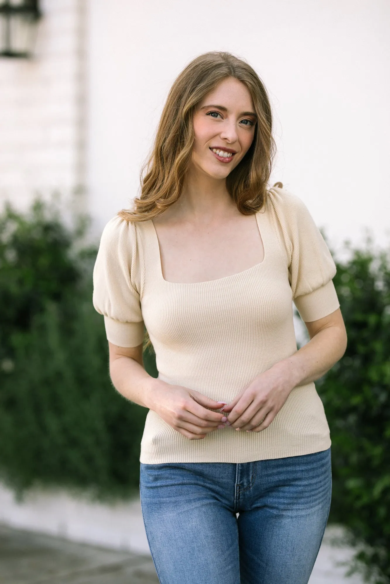 Becky Puff Sleeve Knit Top sold by Morning Lavender product image thumbnail 2