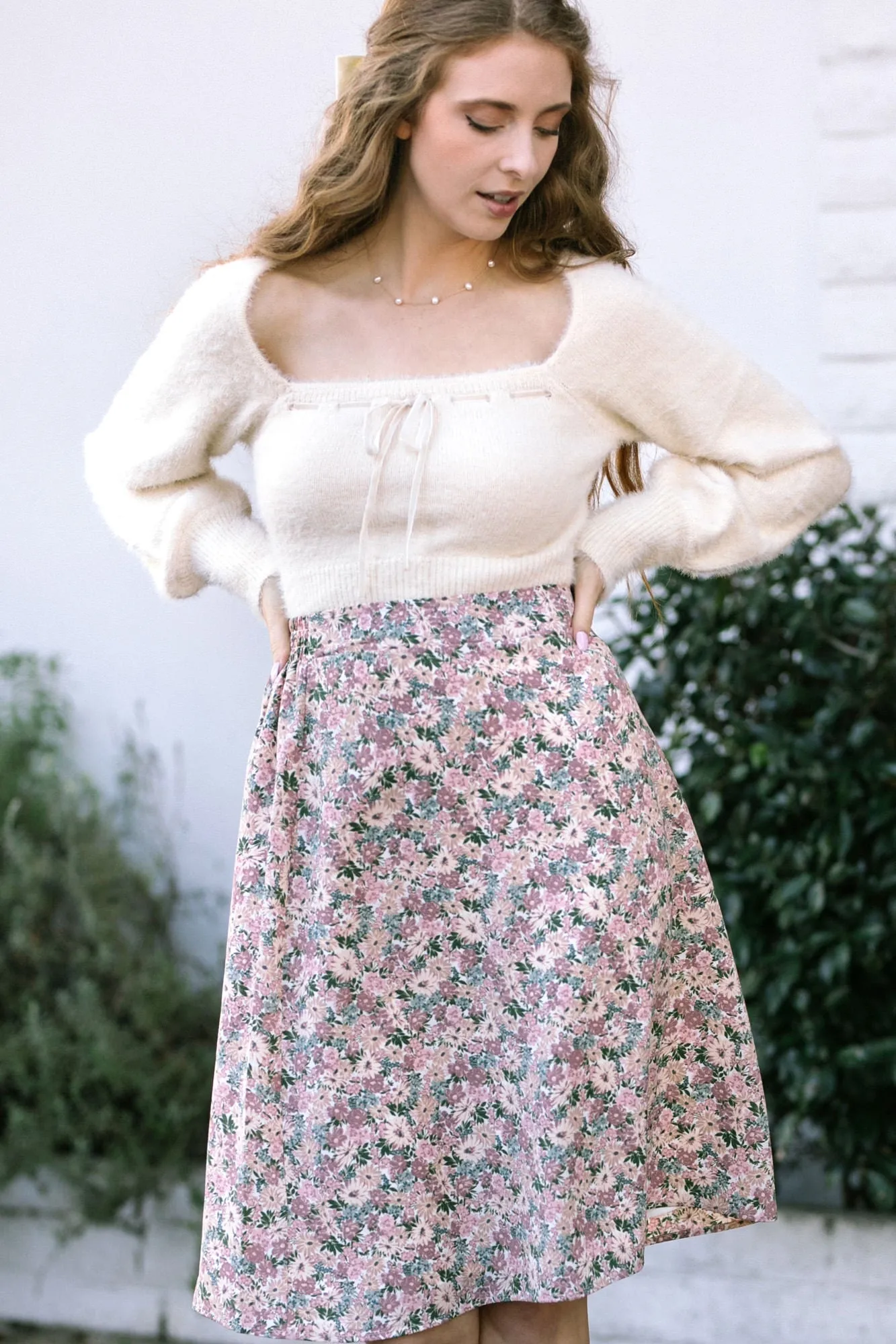 Lucille Midi Slip Skirt sold by Morning Lavender product image thumbnail 2