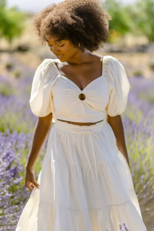 Janice Puff Sleeve Top sold by Morning Lavender