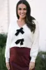 Breslin Bow Knit Cardigan sold by Morning Lavender
