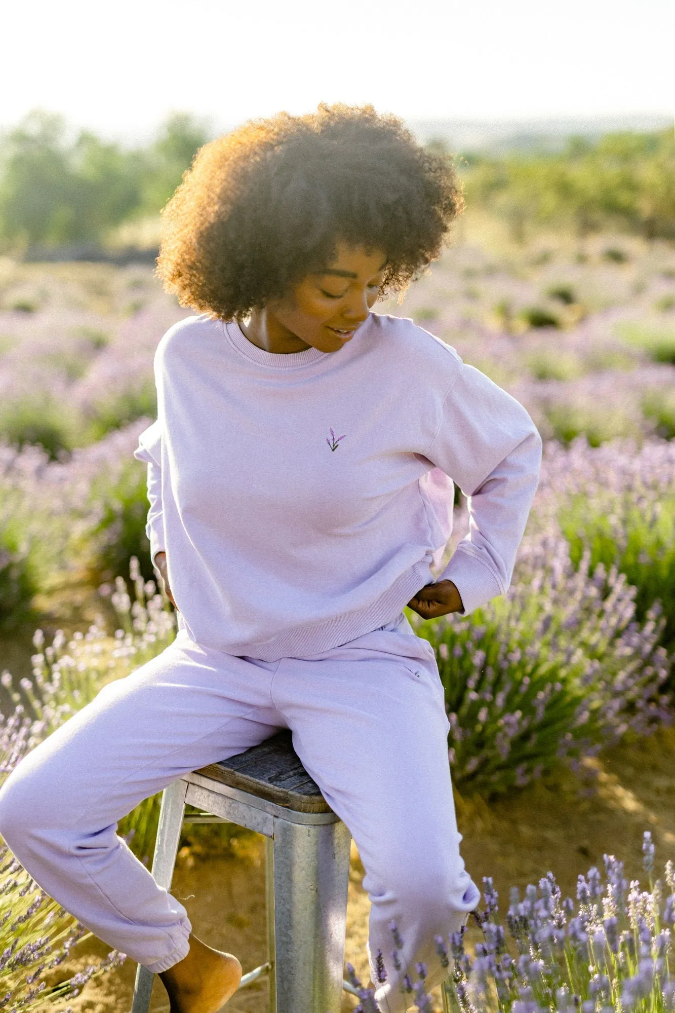 Andie Embroidered Sweatpants sold by Morning Lavender product image thumbnail 5