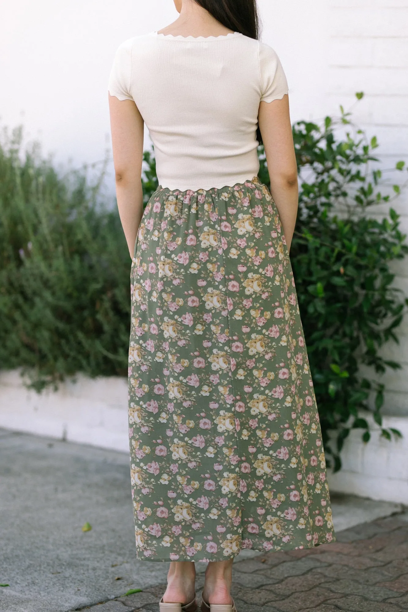 Helen Floral Maxi Skirt sold by Morning Lavender product image thumbnail 4