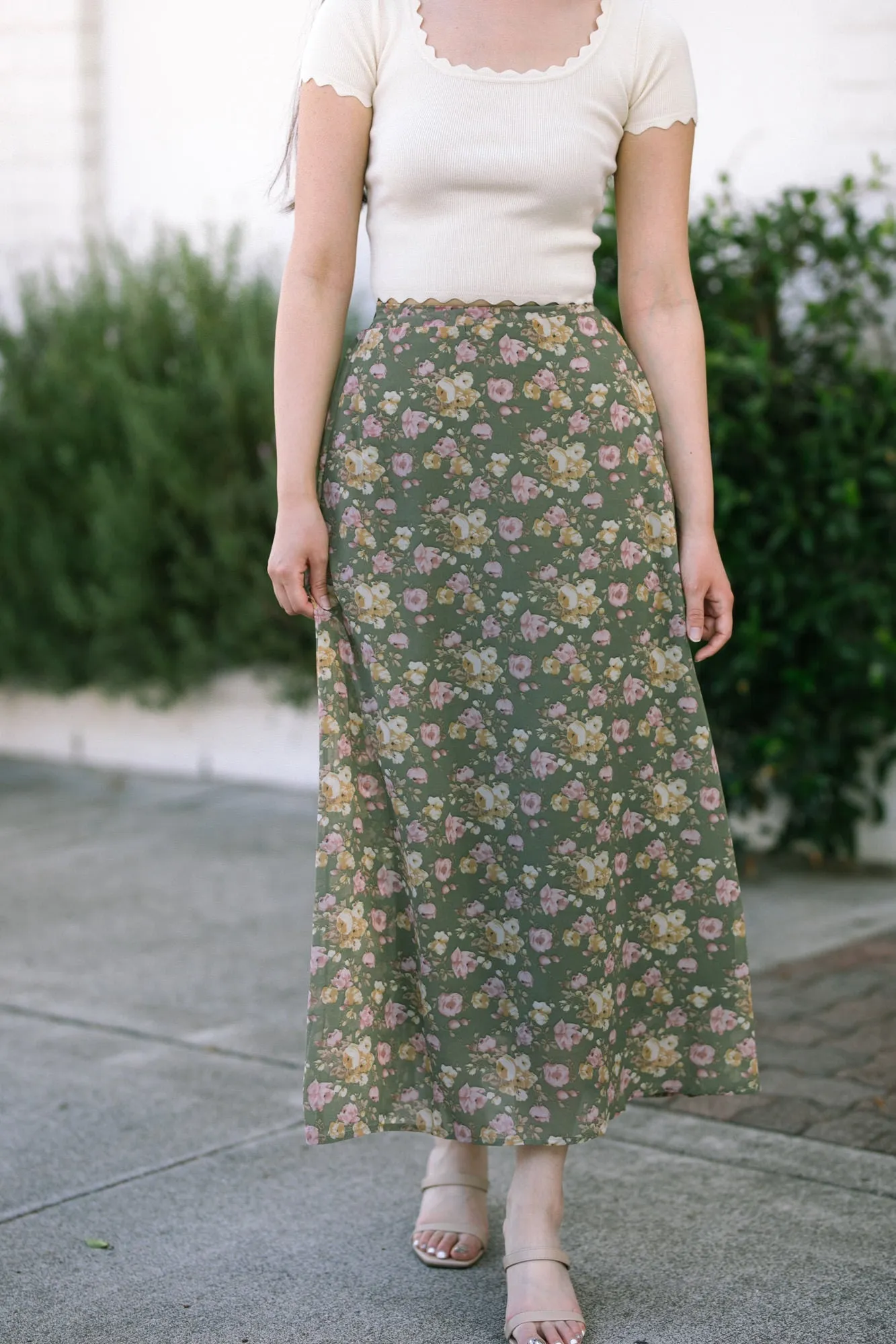 Helen Floral Maxi Skirt sold by Morning Lavender product image thumbnail 3