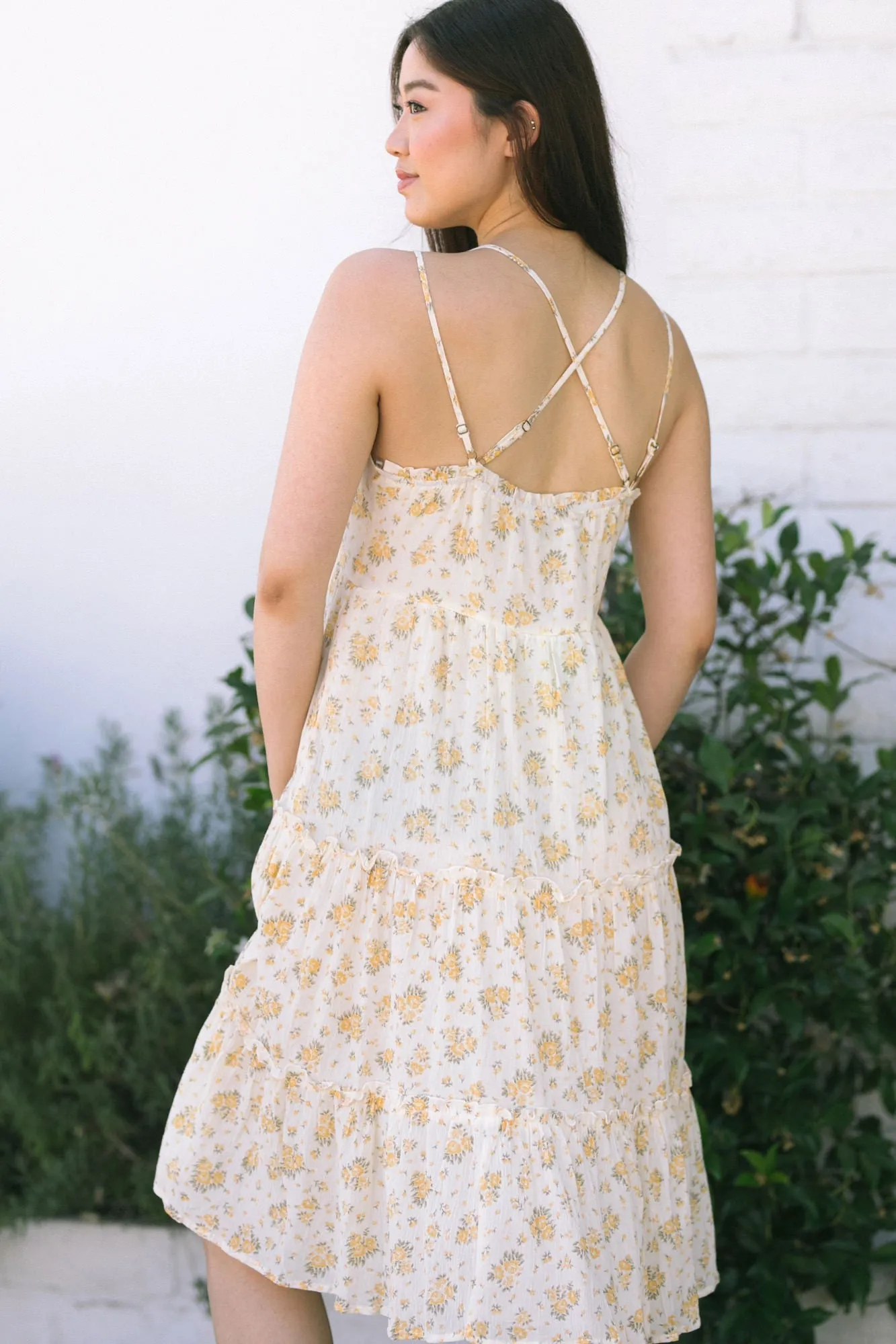 Maria Tiered Midi Dress sold by Morning Lavender product image thumbnail 4