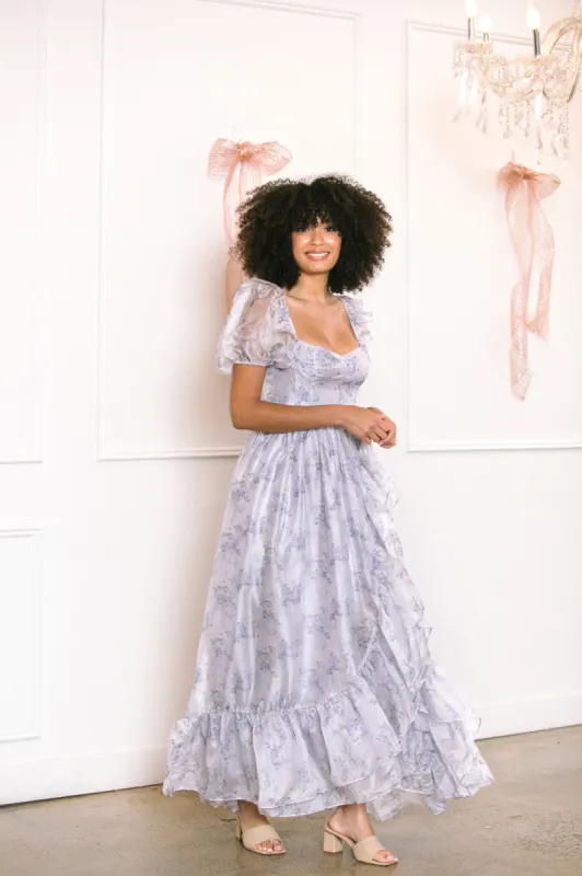 Heather Ruffled Maxi Dress sold by Morning Lavender