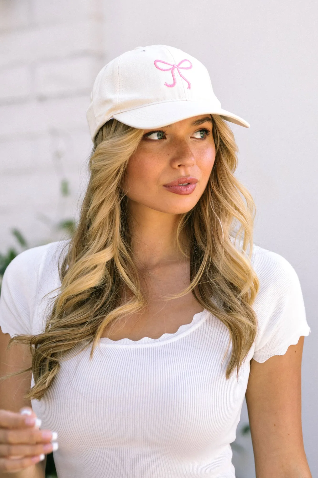 Emma Bow Baseball Hat sold by Morning Lavender product image thumbnail 2