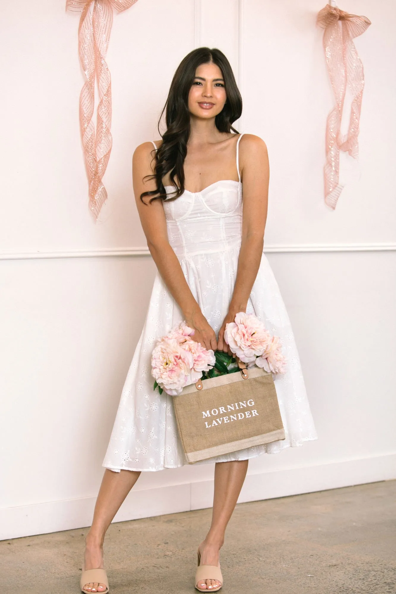 Avril Eyelet Midi Dress sold by Morning Lavender product image thumbnail 4