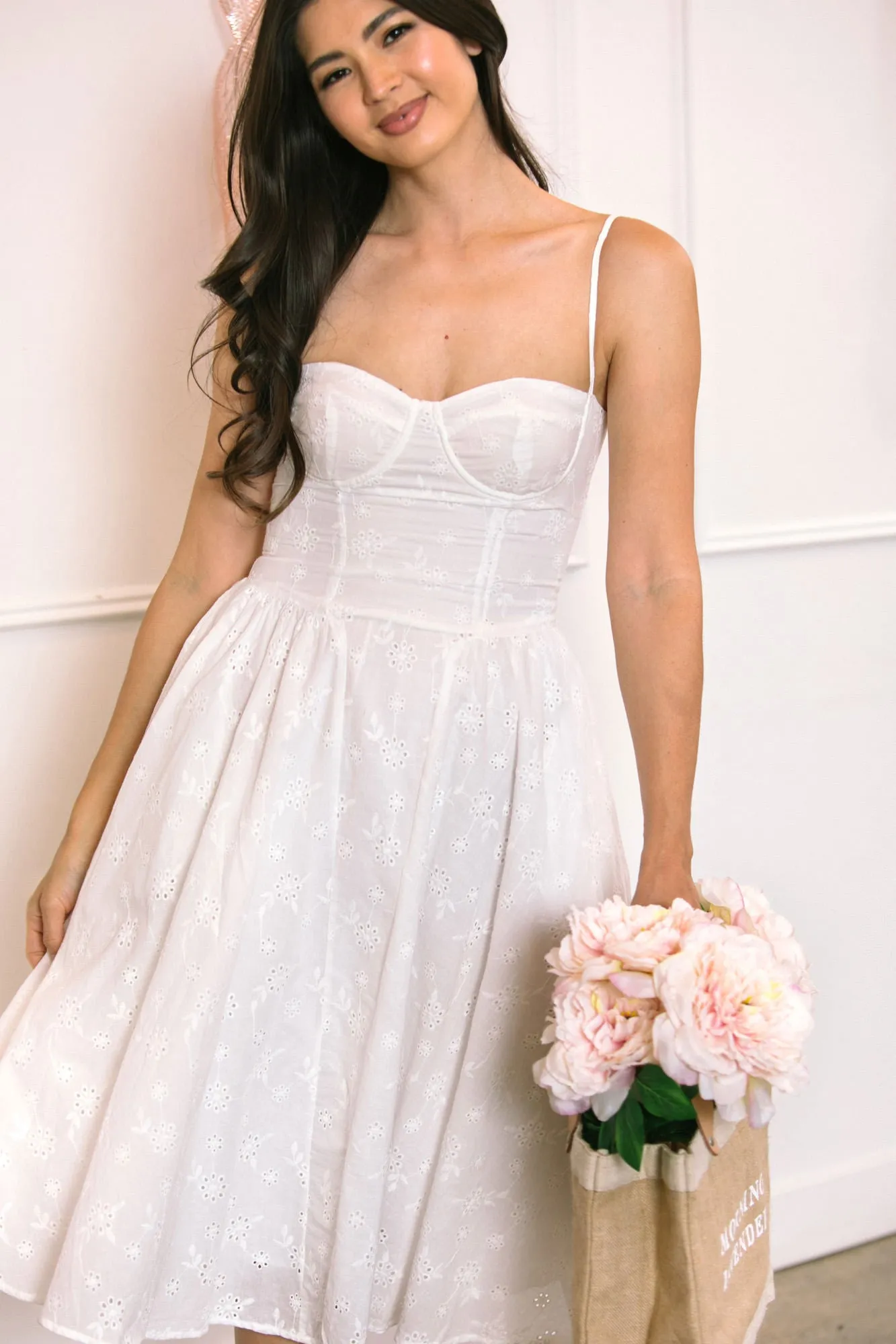 Avril Eyelet Midi Dress sold by Morning Lavender product image thumbnail 3