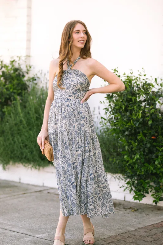 Topanga Halter Tiered Dress sold by Morning Lavender