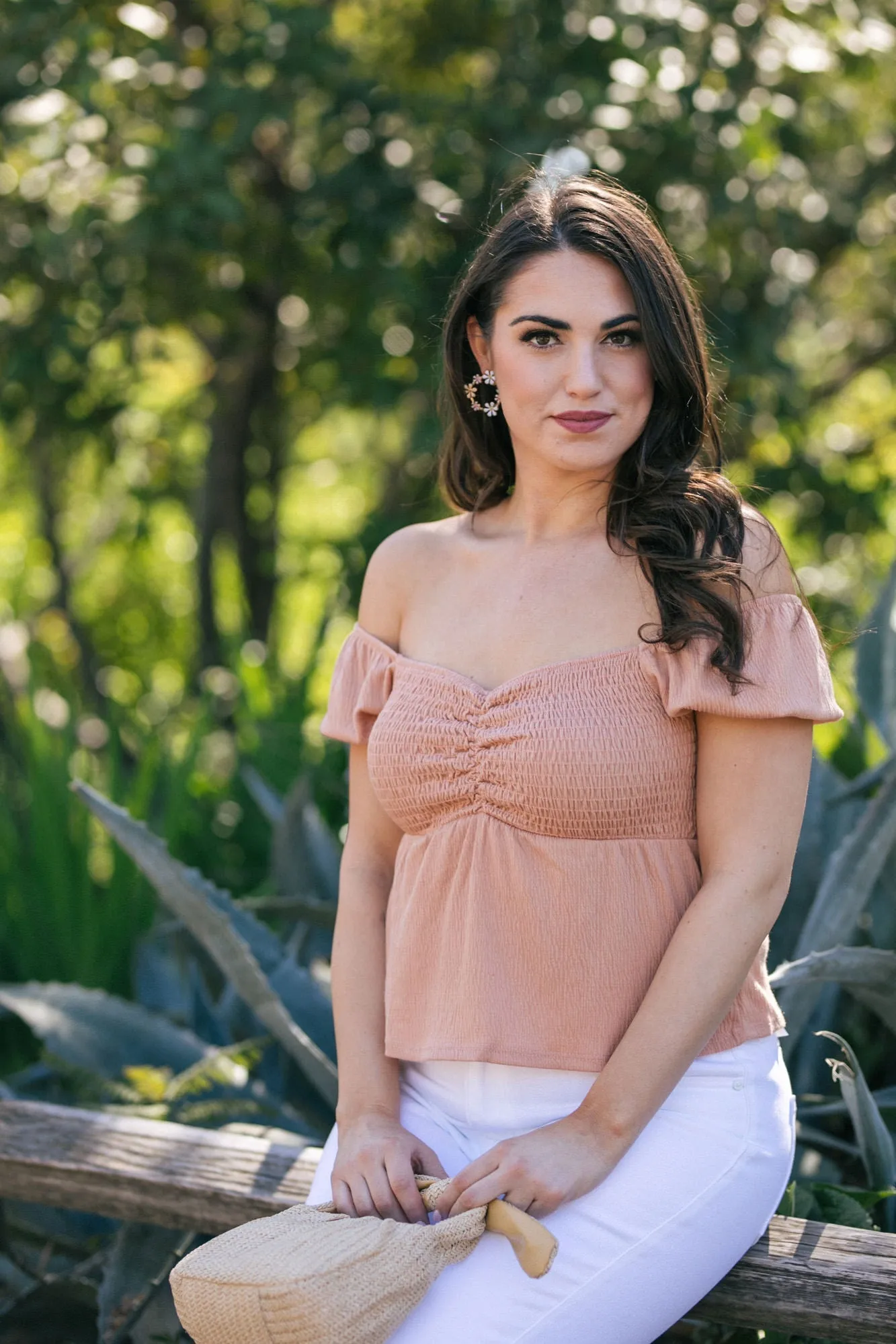 Brianne Sweetheart Smocked Top sold by Morning Lavender product image thumbnail 4