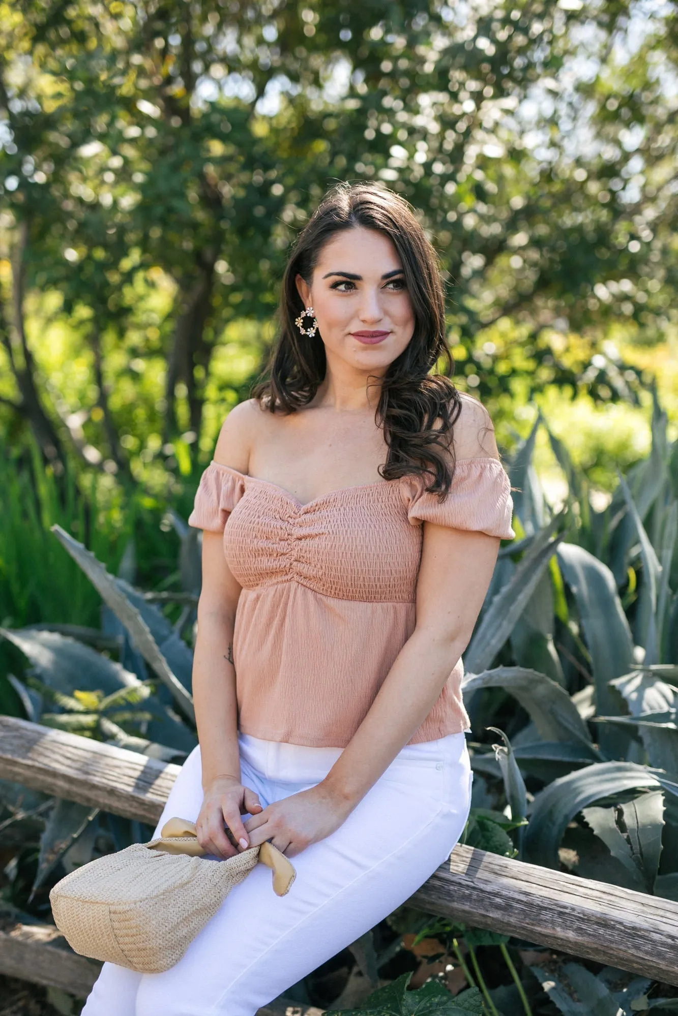 Brianne Sweetheart Smocked Top sold by Morning Lavender product image thumbnail 3