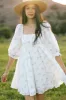 Mimi Floral Puff Sleeve Mini Dress sold by Morning Lavender