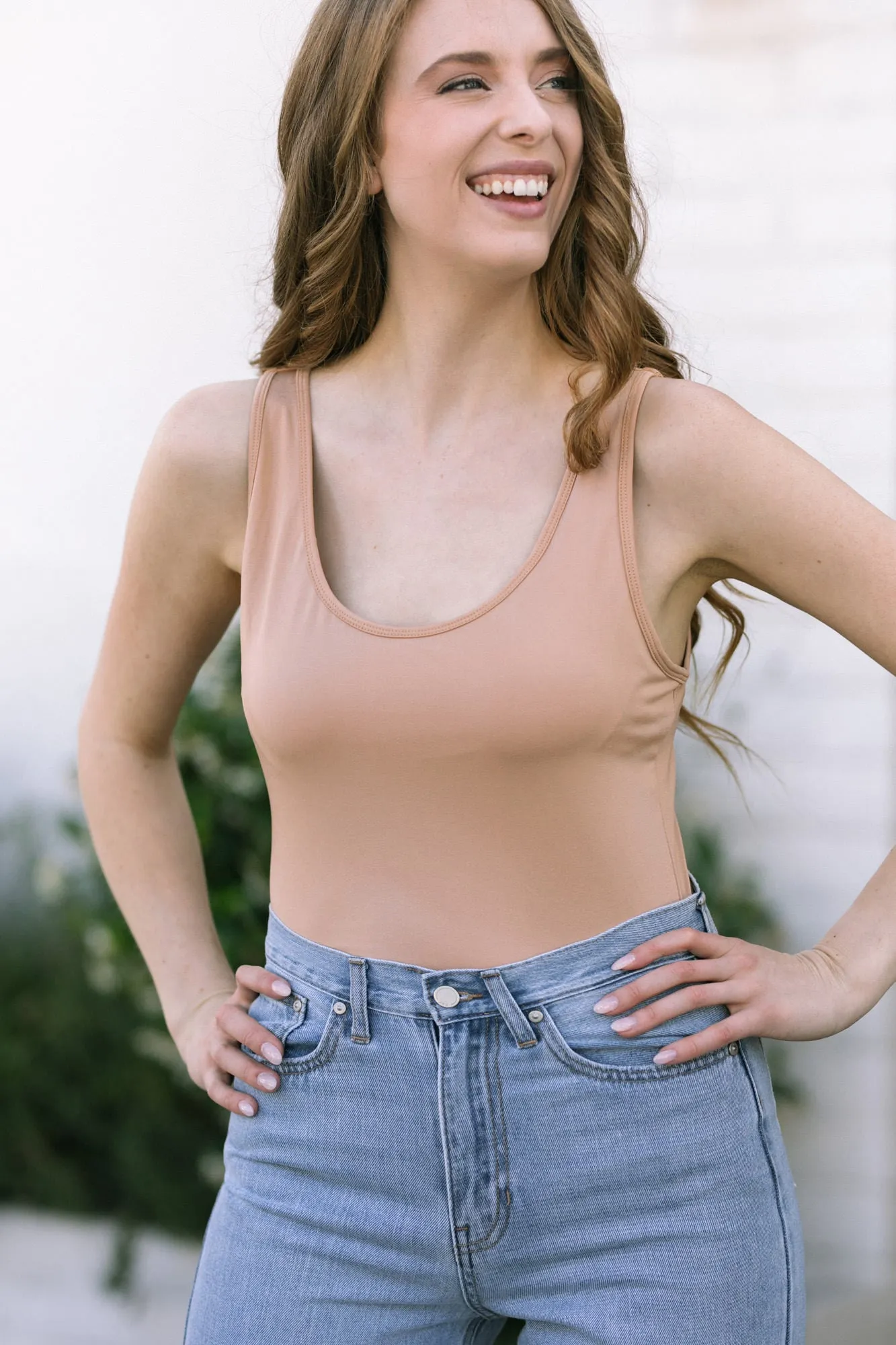 Sasha Scoop Neck Bodysuit sold by Morning Lavender