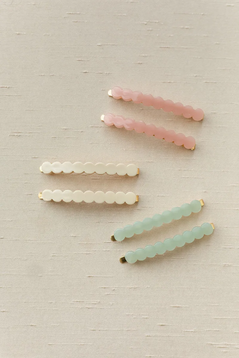 Beth Scallop Hair Clip Sets sold by Morning Lavender product image thumbnail 2