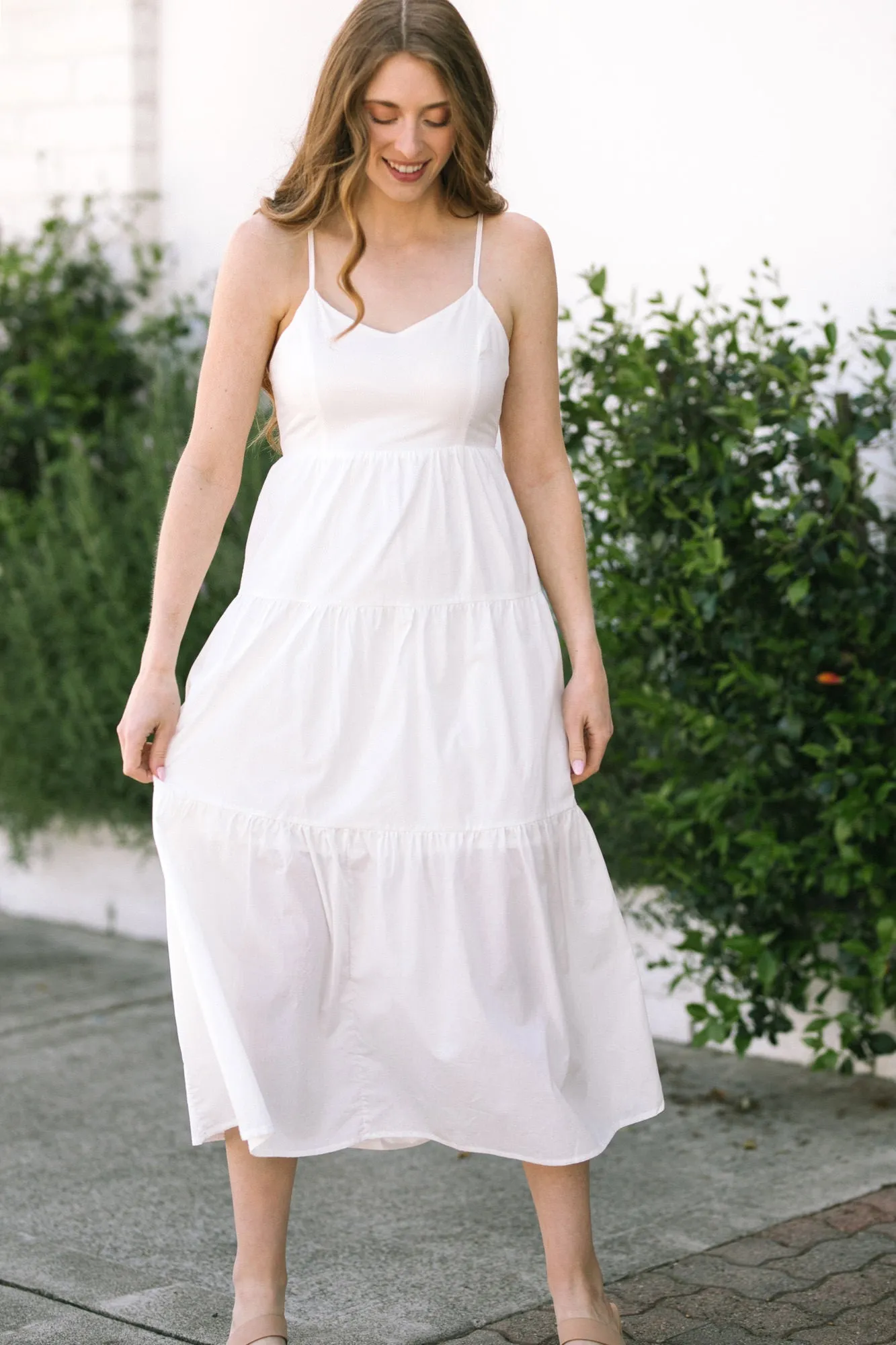 Ryder V-Neck Tiered Dress sold by Morning Lavender product image thumbnail 4
