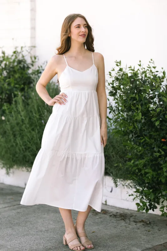 Ryder V-Neck Tiered Dress sold by Morning Lavender